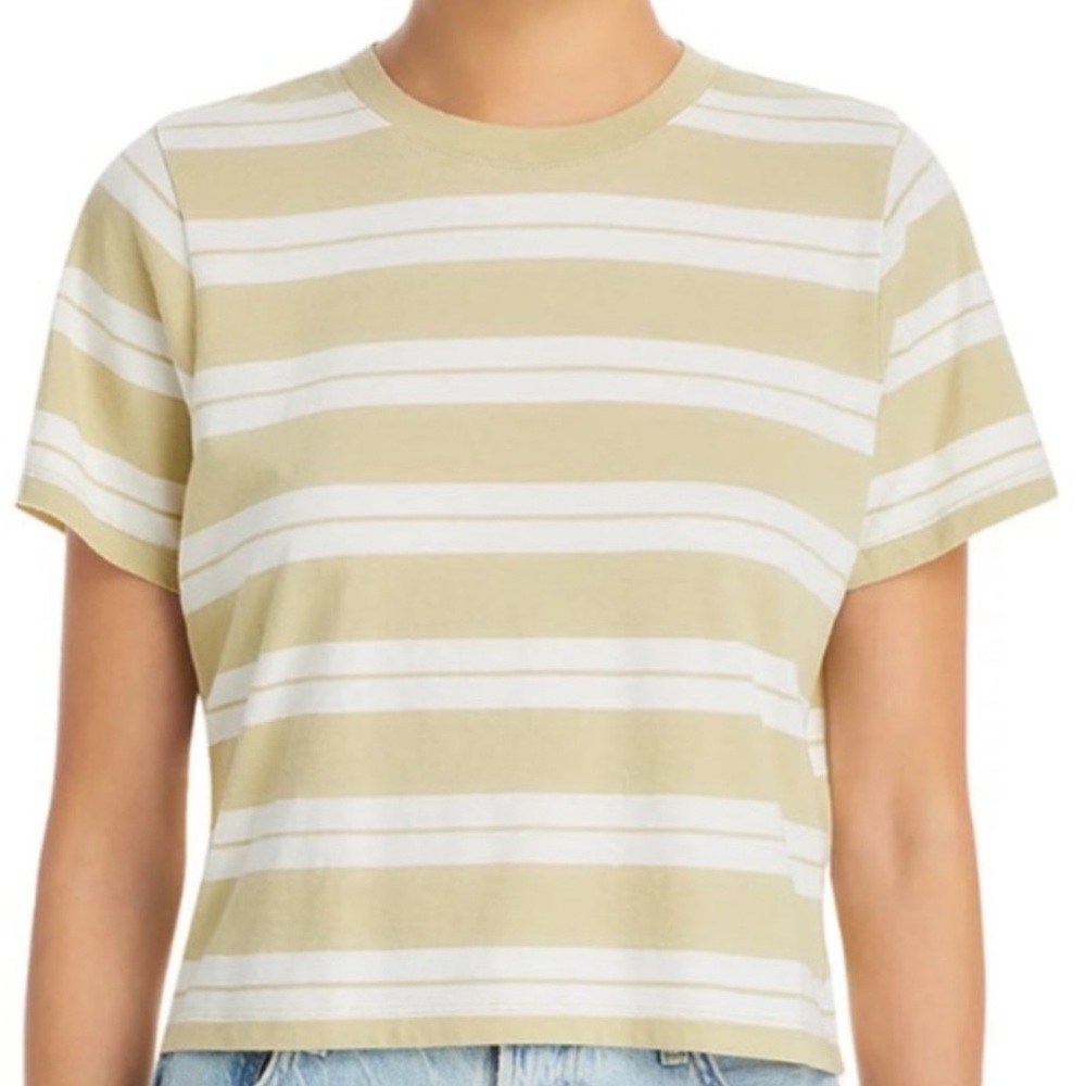 NWT MADEWELL Bella Vintage Striped Short Sleeve Tee Size Medium